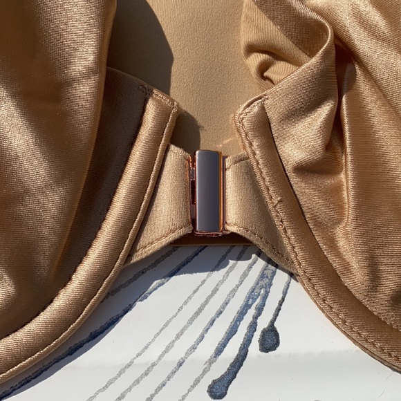 40C NWT SOMA Bra Vanishing 360 Unlined Front Clasp & Underwire TAN 🌱 - Picture 2 of 7